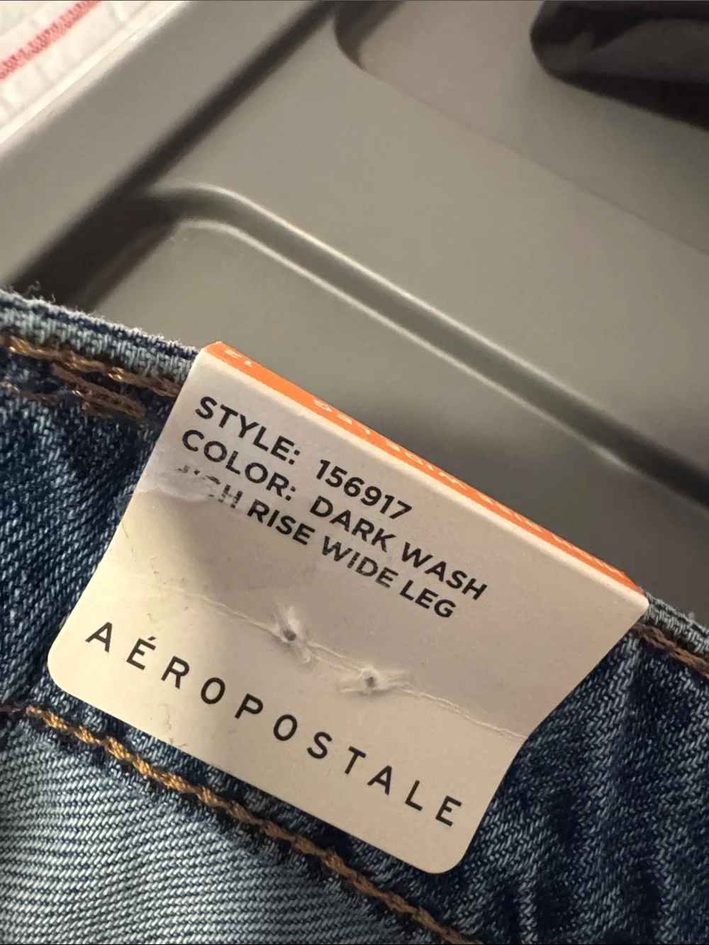AERO NWT High Rise Wide Leg Jeans - Blue Dark Wash Vintage Inspired Size 12